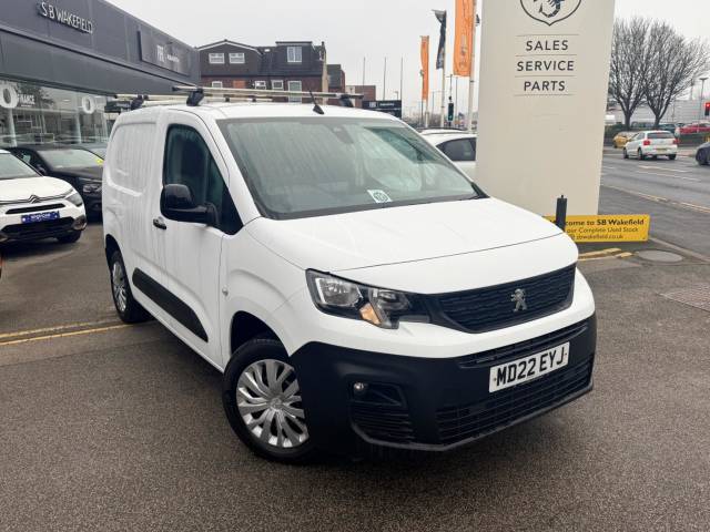 Peugeot Partner 1000 1.5 BlueHDi 100 Professional Prem Van [6 Spd] Panel Van Diesel WHITE