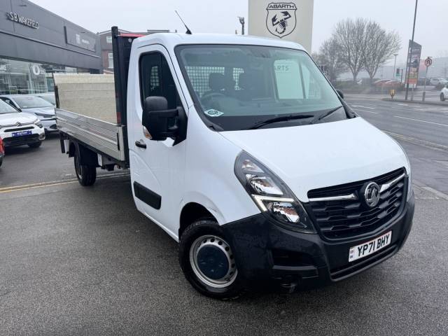 Vauxhall Movano 2.3 Turbo D 135ps H1 Crew Cab Dropside Dropside Lorry Diesel WHITE