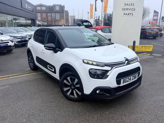 Citroen C3 1.2 PureTech 110 Plus 5dr EAT6 Hatchback Petrol WHITE