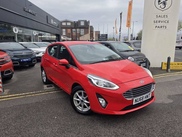 Ford Fiesta 1.0 EcoBoost Zetec 5dr Hatchback Petrol RED