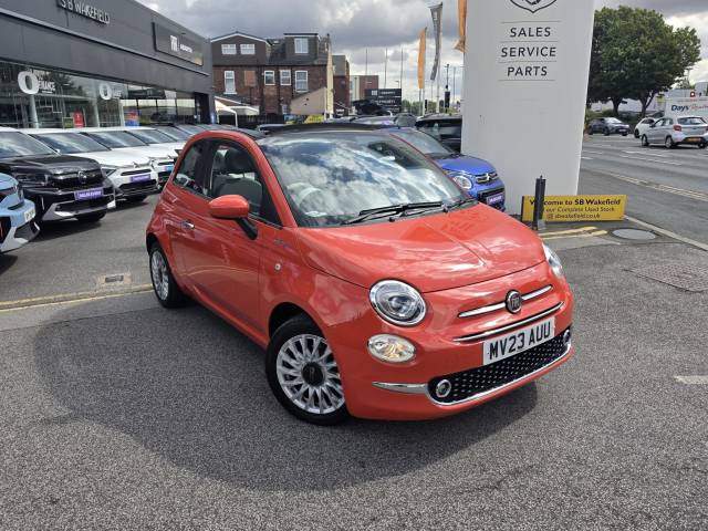 Fiat 500C 1.0 Mild Hybrid Dolcevita [Part Leather] 2dr Convertible Petrol ORANGE