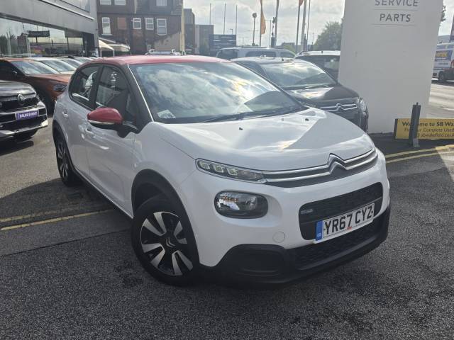Citroen C3 1.2 PureTech Feel 5dr Hatchback Petrol WHITE