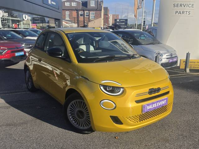 Fiat 500 1.0 Hybrid Icon Euro 6 (s/s) 3dr Hatchback Hybrid Yellow