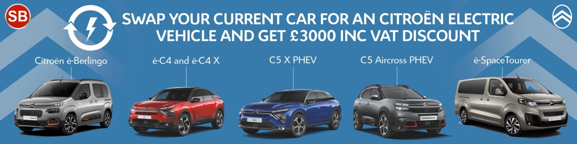 £3,000 Discount on EV cars Q3 2023