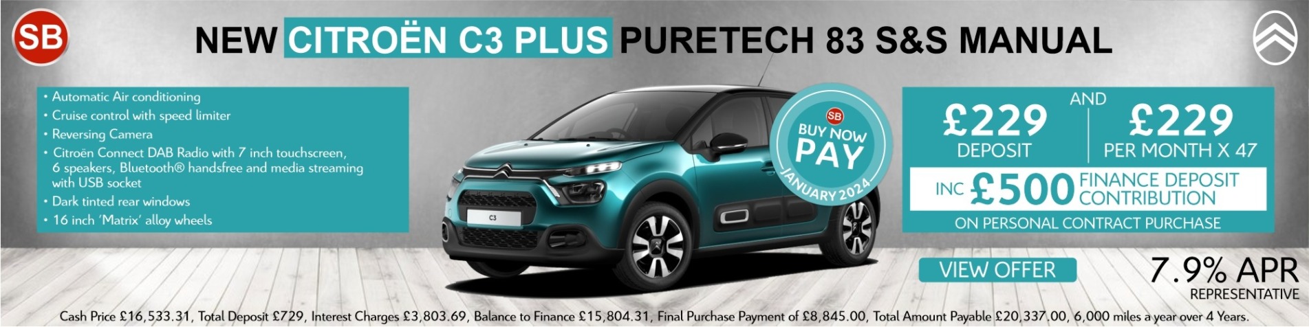 Q4 2023 Buy Now Pay January 2024 - C3 PLUS