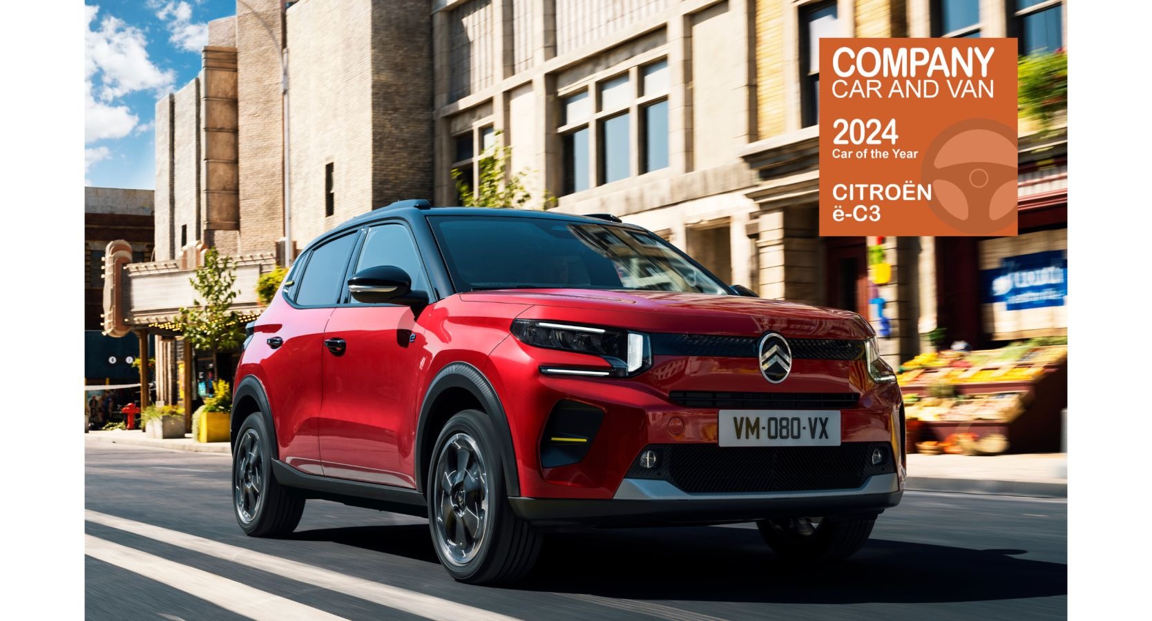 NEW CITROËN Ë-C3 WINS ‘CAR OF THE YEAR’ AT THE 2024 COMPANY CAR & VAN AWARDS