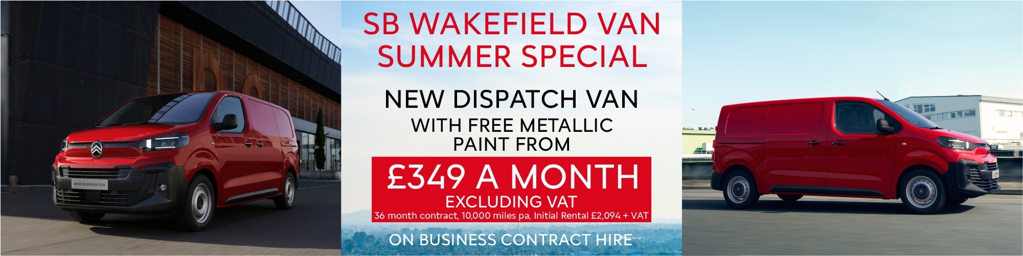 New Citroen Vans for sale at SB Wakefield
