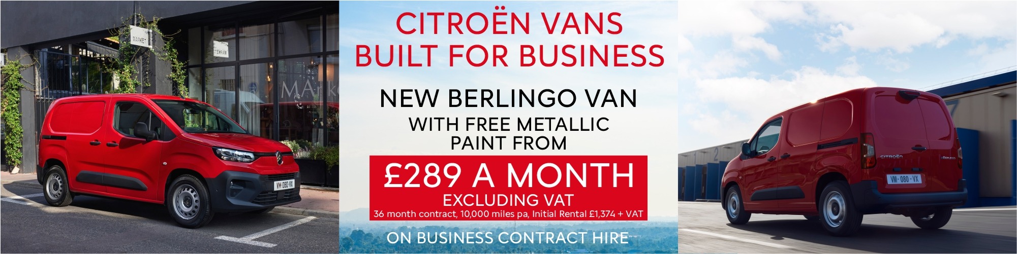New Citroen Vans for sale at SB Wakefield