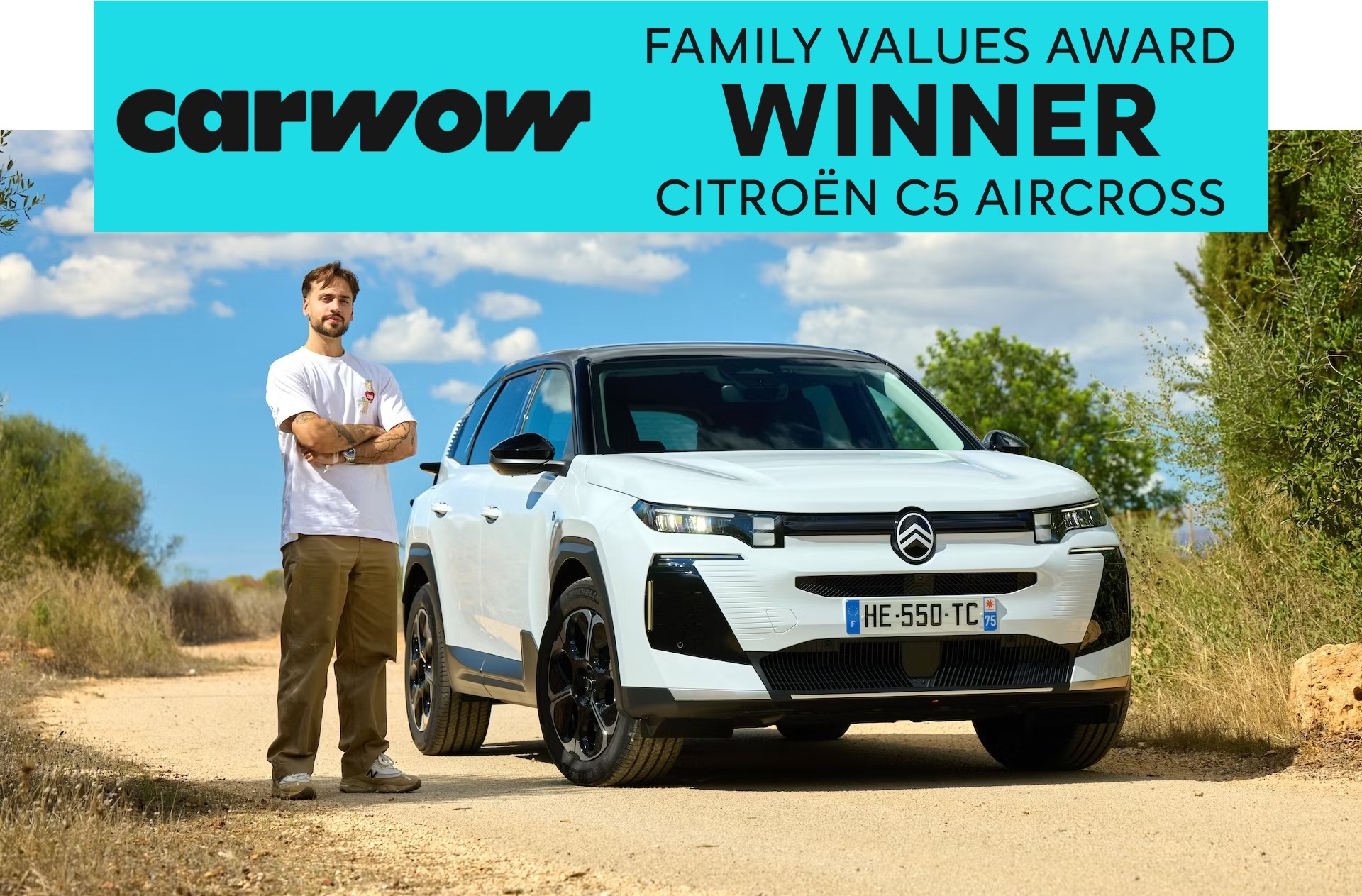 CITROËN C5 AIRCROSS WINS CARWOW’S ‘FAMILY VALUES’ CATEGORY AT CAR OF THE YEAR AWARDS 2026