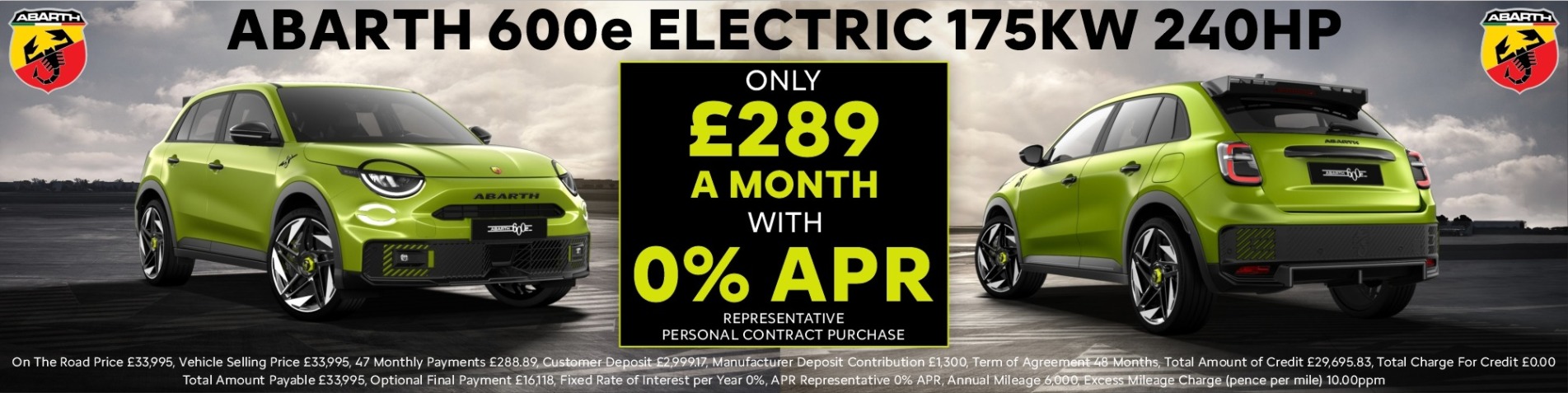 Q1 ABARTH 600e offer