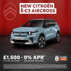 CITROEN E C3 ELECTRIC AIRCROSS HATCHBACK at SB Wakefield Wakefield