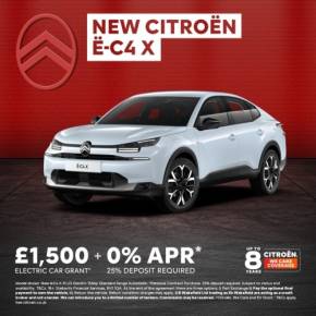 CITROEN e C4 X ELECTRIC SALOON at SB Wakefield Wakefield