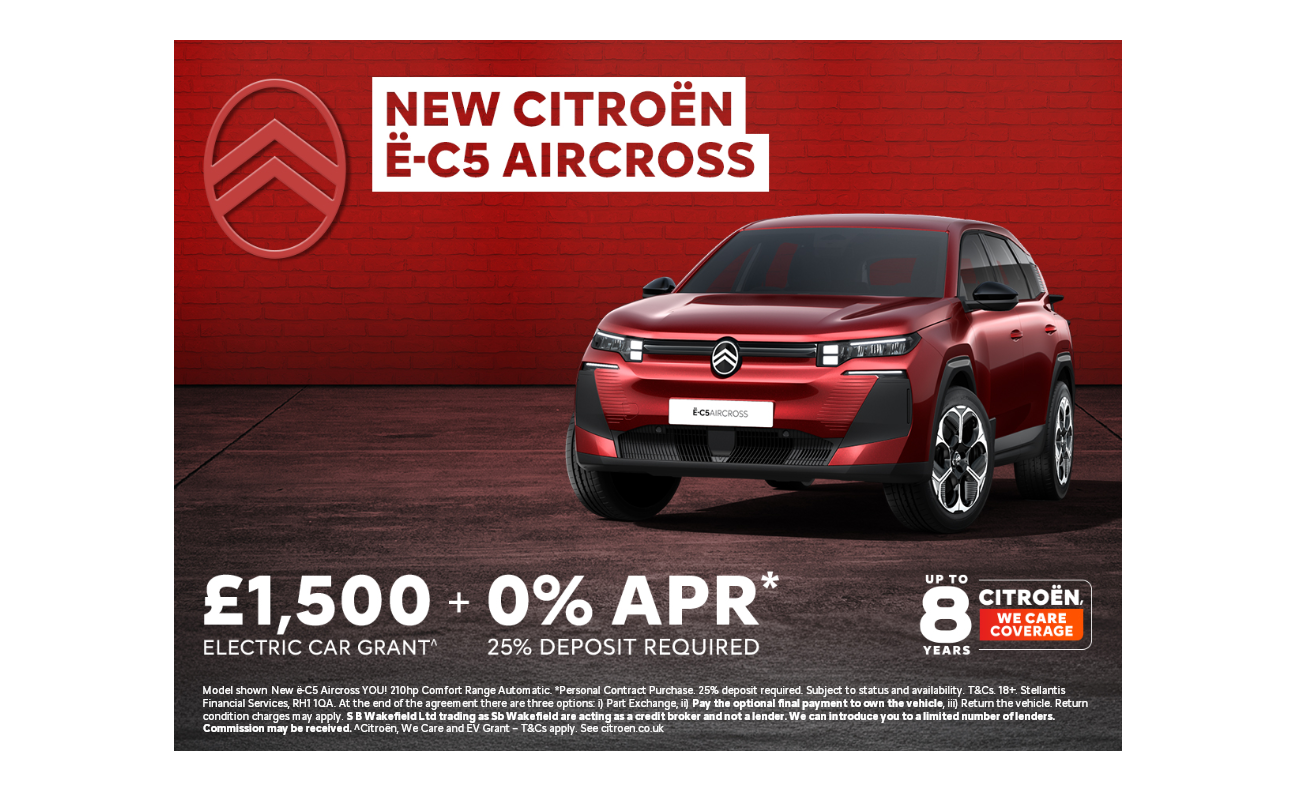 CITROEN C5 AIRCROSS 157kW You 73kWh 5dr Auto