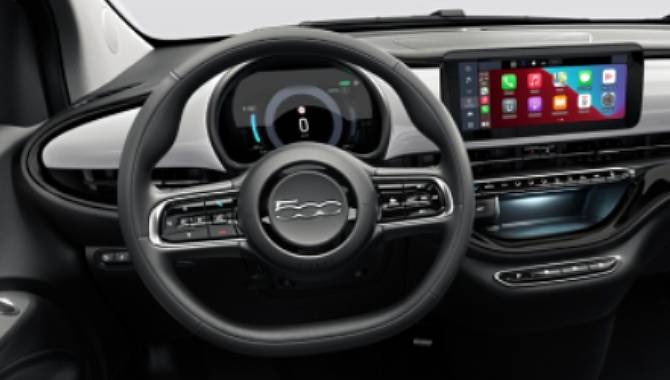 Fiat 500e Convertible - Interior