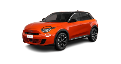 Fiat 600 Hybrid - Sunset Orange/Cinema Black