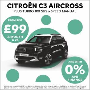 C3 Aircross From £99 Per Month, 0% APR  at SB Wakefield Wakefield