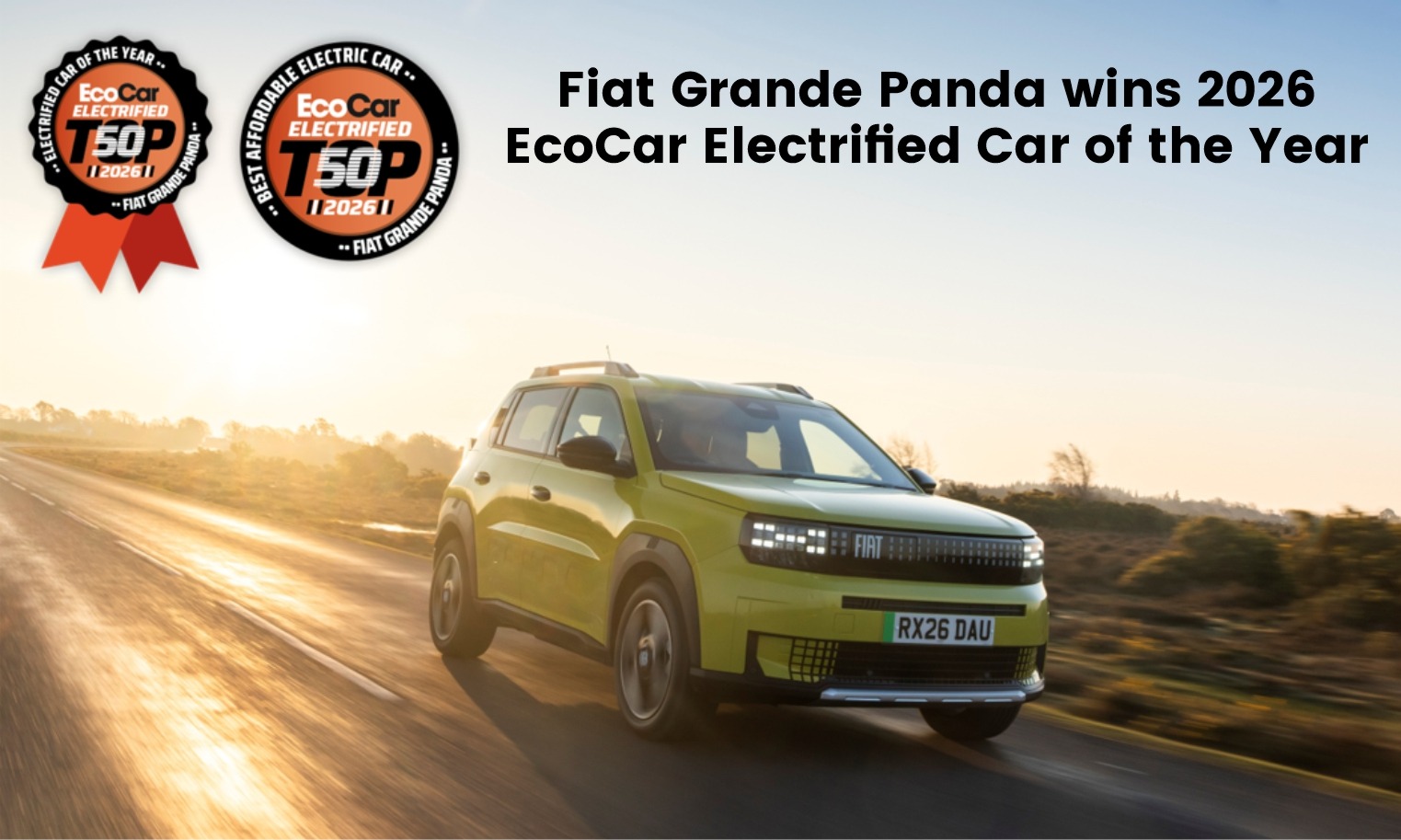 Fiat Grande Panda wins 2026 EcoCar Electrified Car of the Year