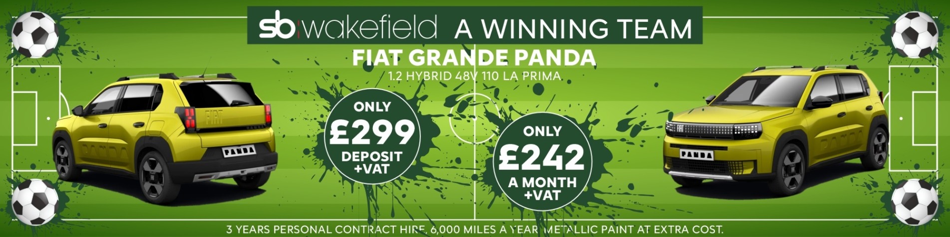 Fiat Grnde Panda winning team