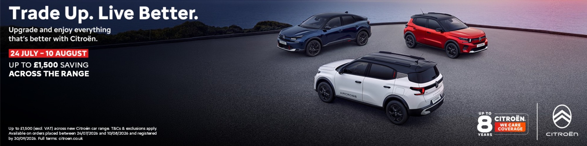 Citroen Trade Up. Live Better. Event