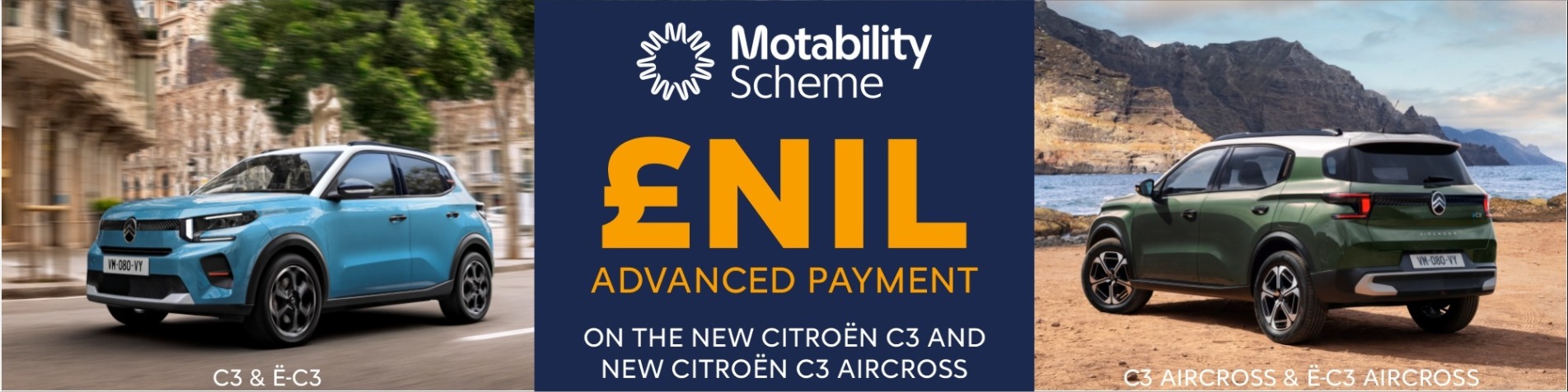 C3 eC3 & C3 Aircross & eC3 Aircross £NIL banners