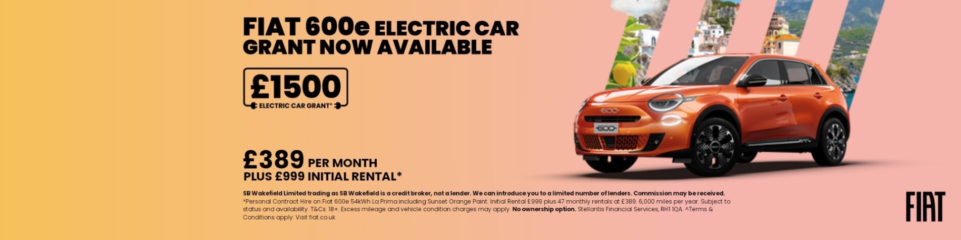 Q4 Fiat 600e offer with EV Grant