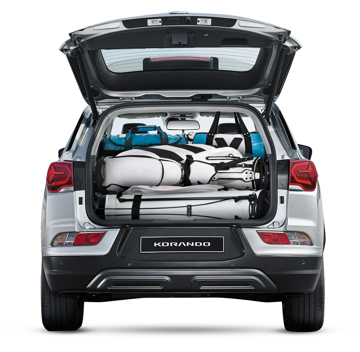 KGM Korando Space and storage